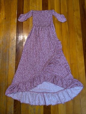 Altar'd State high-low ruffled smocked dress Size Small